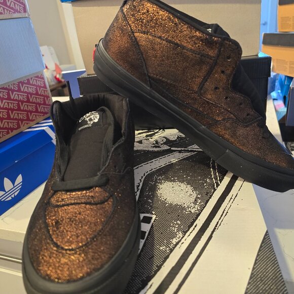 Vans Skate Half Cab Metallic Bronze VN0A2Z34B0Z Men's Size 10 Skate Shoes NEW - Picture 11 of 13